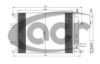 VOLVO 30781281 Condenser, air conditioning